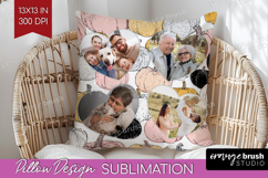 Pumpkun Photo Pillow PNG - Fall Picture Frame Pillow Cover Product Image 1
