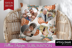 Pumpkun Photo Pillow PNG - Fall Picture Frame Pillow Cover Product Image 1