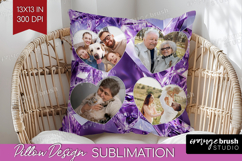 Gem Texture Photo Pillow PNG - Gemstone Picture Frame Pillow Product Image 1