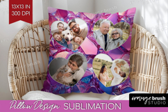 Gem Texture Photo Pillow PNG - Gemstone Picture Frame Pillow Product Image 1