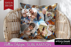 Gem Texture Photo Pillow PNG - Gemstone Picture Frame Pillow Product Image 1