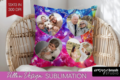 Gem Texture Photo Pillow PNG - Gemstone Picture Frame Pillow Product Image 1