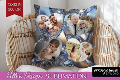 Gem Texture Photo Pillow PNG - Gemstone Picture Frame Pillow Product Image 1