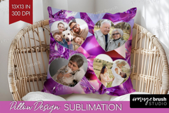 Gem Texture Photo Pillow PNG - Gemstone Picture Frame Pillow Product Image 1