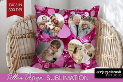 Gem Texture Photo Pillow PNG - Gemstone Picture Frame Pillow Product Image 1