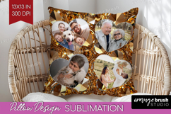 Gem Texture Photo Pillow PNG - Gemstone Picture Frame Pillow Product Image 1