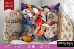 Gem Texture Photo Pillow PNG - Gemstone Picture Frame Pillow Product Image 1