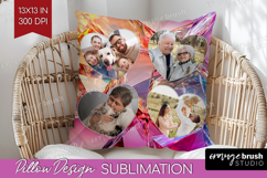 Gem Texture Photo Pillow PNG - Gemstone Picture Frame Pillow Product Image 1