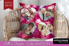 Gem Texture Photo Pillow PNG - Gemstone Picture Frame Pillow Product Image 1