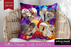 Gem Texture Photo Pillow PNG - Gemstone Picture Frame Pillow Product Image 1