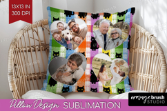 Halloween Photo Pillow PNG - Spooky Picture Frame Pillow Product Image 1