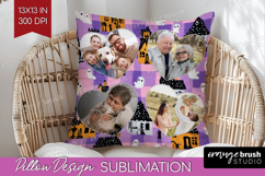 Halloween Photo Pillow PNG - Spooky Picture Frame Pillow Product Image 1