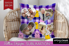Halloween Photo Pillow PNG - Spooky Picture Frame Pillow Product Image 1