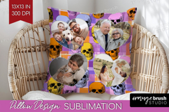 Halloween Photo Pillow PNG - Spooky Picture Frame Pillow Product Image 1