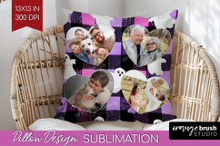 Halloween Photo Pillow PNG - Spooky Picture Frame Pillow Product Image 1