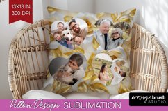 Rose Photo Pillow PNG - Floral Picture Frame Pillow Cover Product Image 1