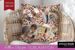 Heart Pattern Photo Pillow PNG - Valentines Day Picture Product Image 1