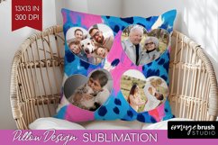 Leopard Print Photo Pillow PNG - Animal Pattern Picture Product Image 1