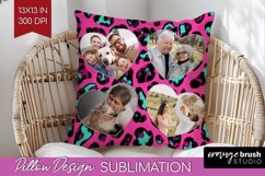 Leopard Print Photo Pillow PNG - Animal Pattern Picture Product Image 1