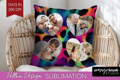 Leopard Print Photo Pillow PNG - Animal Pattern Picture Product Image 1