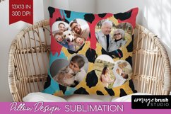 Leopard Print Photo Pillow PNG - Animal Pattern Picture Product Image 1
