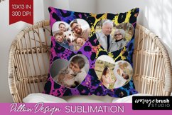 Leopard Print Photo Pillow PNG - Animal Pattern Picture Product Image 1