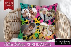Leopard Print Photo Pillow PNG - Animal Pattern Picture Product Image 1