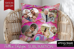 Pearl Photo Pillow PNG - Pearl Texture Picture Frame Pillow Product Image 1