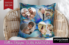 Pearl Photo Pillow PNG - Pearl Texture Picture Frame Pillow Product Image 1