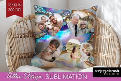 Pearl Photo Pillow PNG - Pearl Texture Picture Frame Pillow Product Image 1