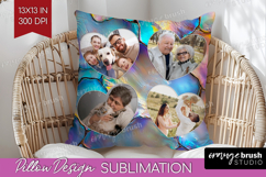 Pearl Photo Pillow PNG - Pearl Texture Picture Frame Pillow Product Image 1