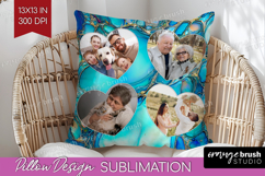 Pearl Photo Pillow PNG - Pearl Texture Picture Frame Pillow Product Image 1