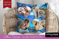 Pearl Photo Pillow PNG - Pearl Texture Picture Frame Pillow Product Image 1