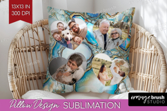 Pearl Photo Pillow PNG - Pearl Texture Picture Frame Pillow Product Image 1