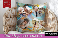 Pearl Photo Pillow PNG - Pearl Texture Picture Frame Pillow Product Image 1
