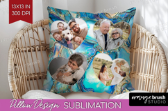 Pearl Photo Pillow PNG - Pearl Texture Picture Frame Pillow Product Image 1