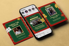 Podcast Talk Holiday Instagram Carousel &amp; Canva Template Product Image 3