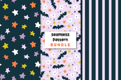 Halloween Digital Papers Bats Patttern Halloween Background. Product Image 1