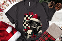 Dark Christmas Sublimation PNG | Gothic Holiday T-Shirt Art Product Image 3