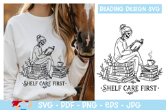 Shelf care first SVG, Reading SVG Product Image 1