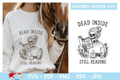 Dead inside, still reading SVG, Reading SVG Product Image 1