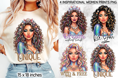 Inspirational Mermaid Sublimation, Empowering Fashion Print Product Image 1