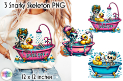 Funny Snarky Skeleton Clipart, Sarcastic Skeleton Clipart Product Image 1