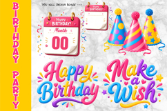 Birthday Accessories Clipart Bundle, Birthday Party Elements Product Image 5