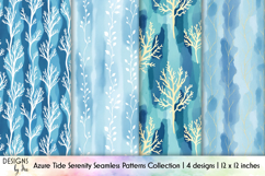 Coastal Seamless Patterns, Ocean Digital Paper, Beach Print Product Image 1
