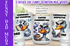Funny Dad Mug Wrap, Funny Mug Definition Design Product Image 1