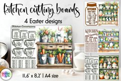 Kitchen Conversion Cutting Board, Easter Farmhouse Design Product Image 1