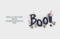Boo shirt Halloween sublimation boo Witch hat PNG clipart Product Image 2