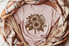 Sunflower Bouquet SVG Design | 4 Laser Engraving Cut Files Product Image 8