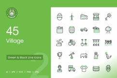 Village Green &amp; Black Icons Product Image 1